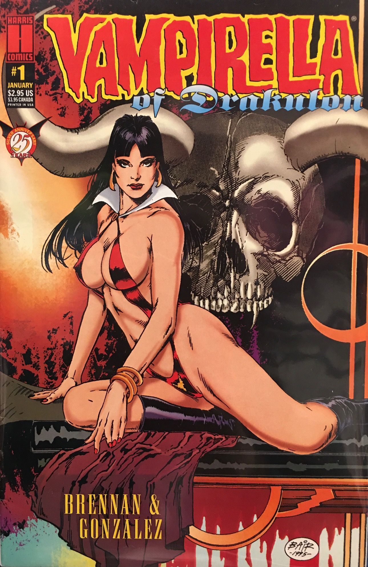 Vampirella of Drakulon #1 Harris Comics (1995). Официальный комикс на английском языке.