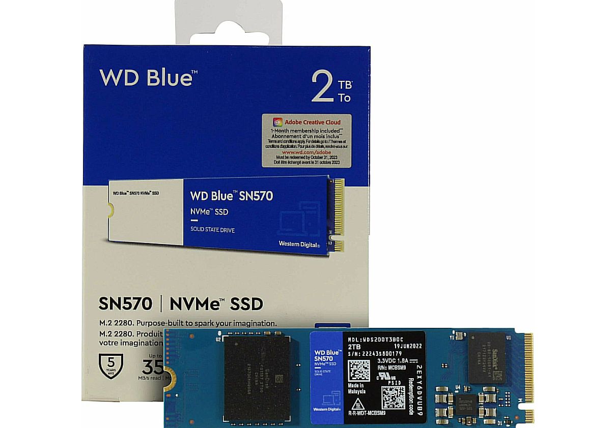 Ssd накопитель wd blue sn570