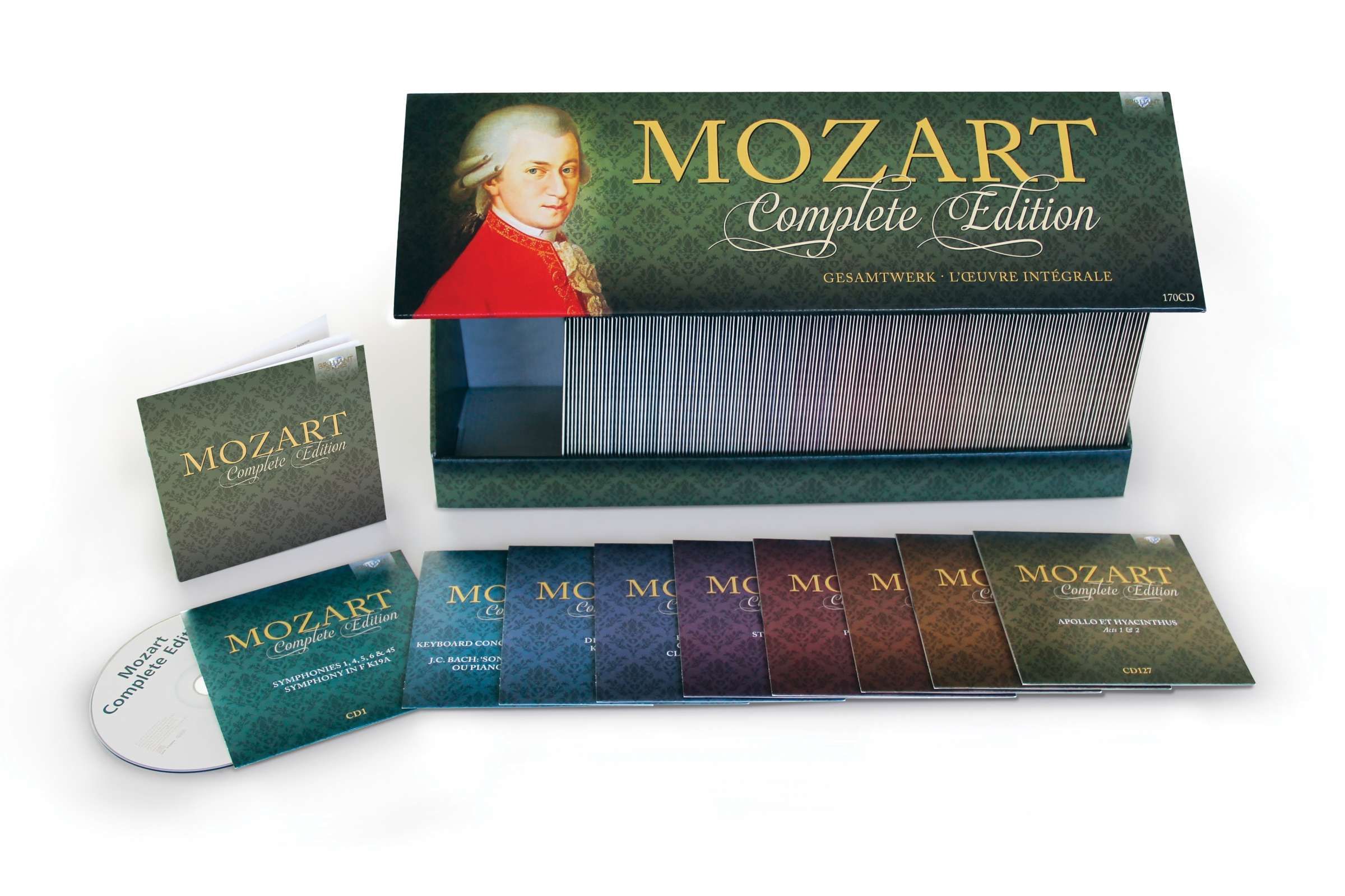 Audio CD Wolfgang Amadeus Mozart (1756-1791) - Mozart Complete Edition (Brilliant Classics-Edition) (170 CD)