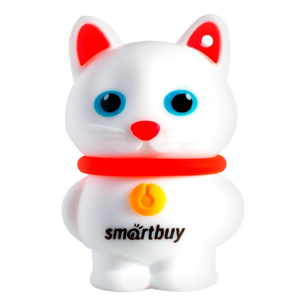 Флешка usb 64 ГБ Smartbuy Wild series, белый