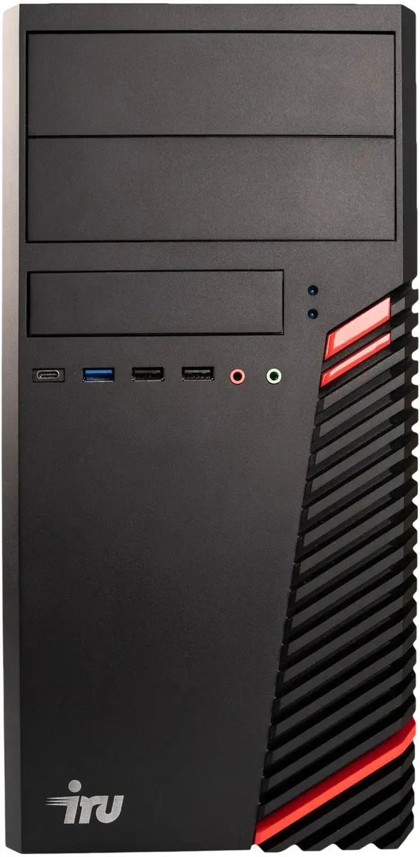 iRUСистемныйблокHome310H6SE(IntelCorei3-12100,RAM8ГБ,SSD1024ГБ,IntelUHDGraphics,БезОС),1994642,черный