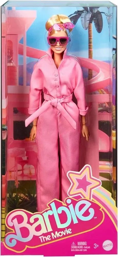 Кукла Barbie the Movie Pink Overall Коллекционная кукла в розовом комбинезоне HRF29