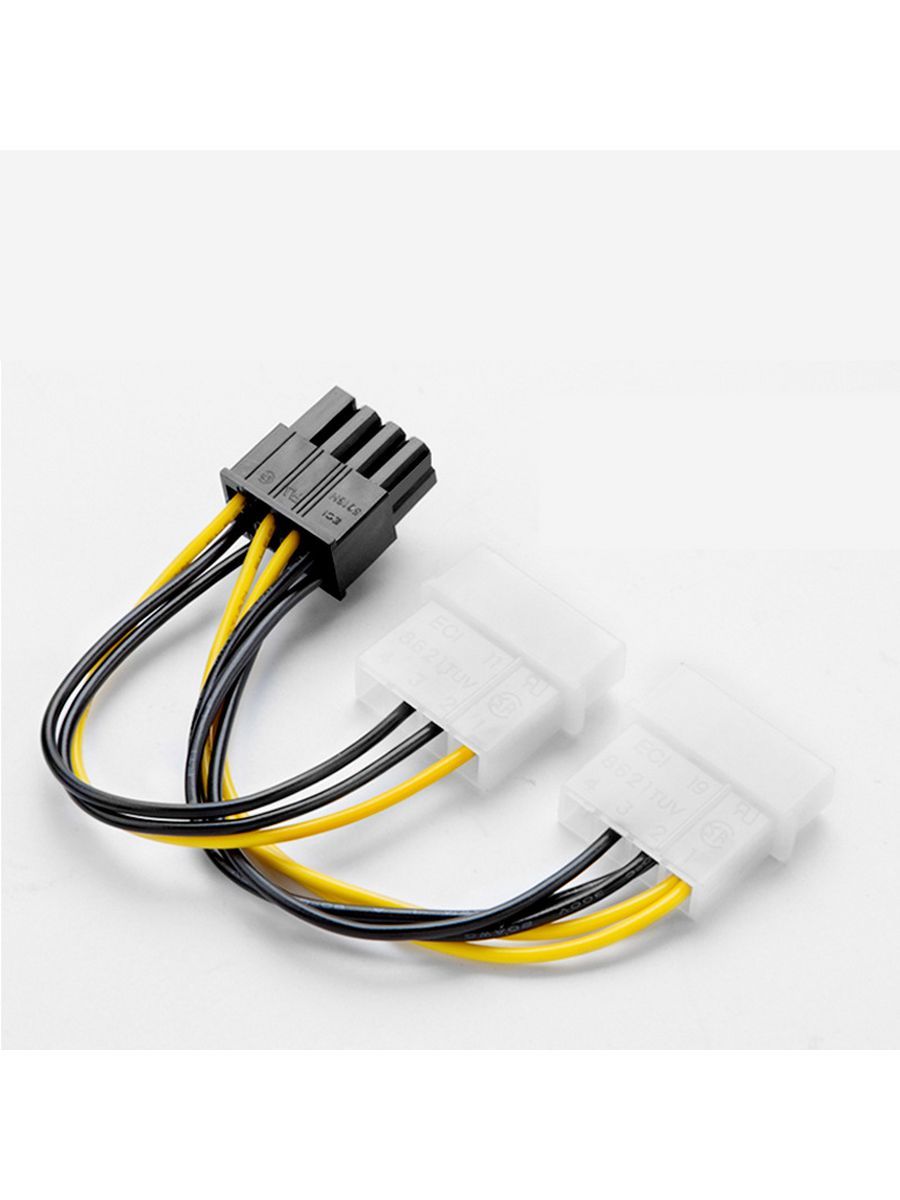 Кабель-переходник PCI-e 8 pin - MOLEX x2