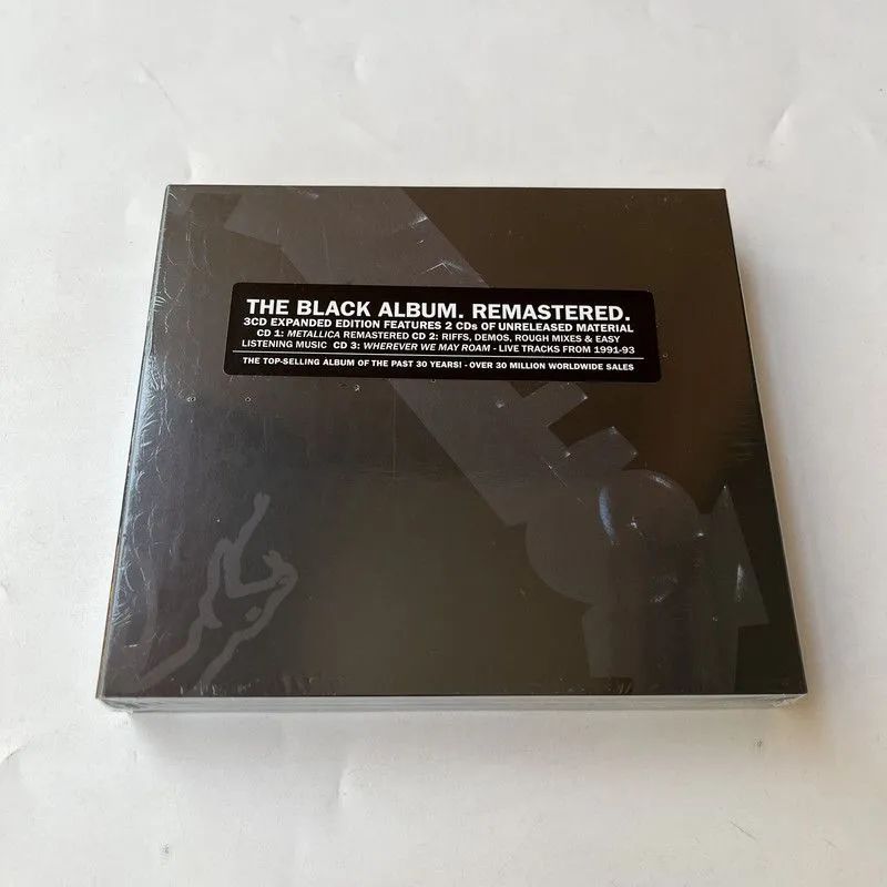 Metallica The Black Album черная змея 3CD-CD selection