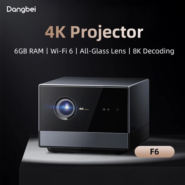 DangbeiПроекторF6,3840×21604K,DLP,серый