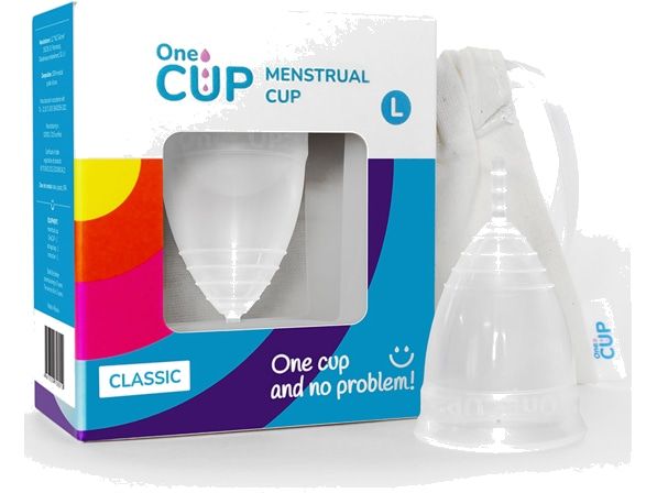 Менструальная чаша прозрачная OneCUP Classic