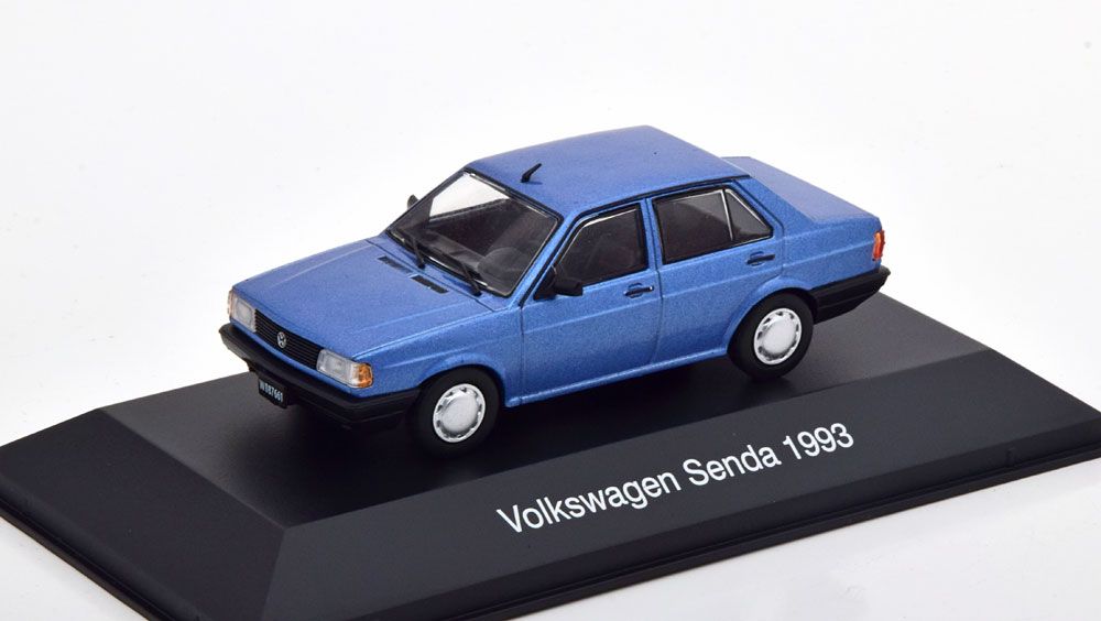 Модель коллекционная Vw volkswagen senda 1993 lightblue-metallic