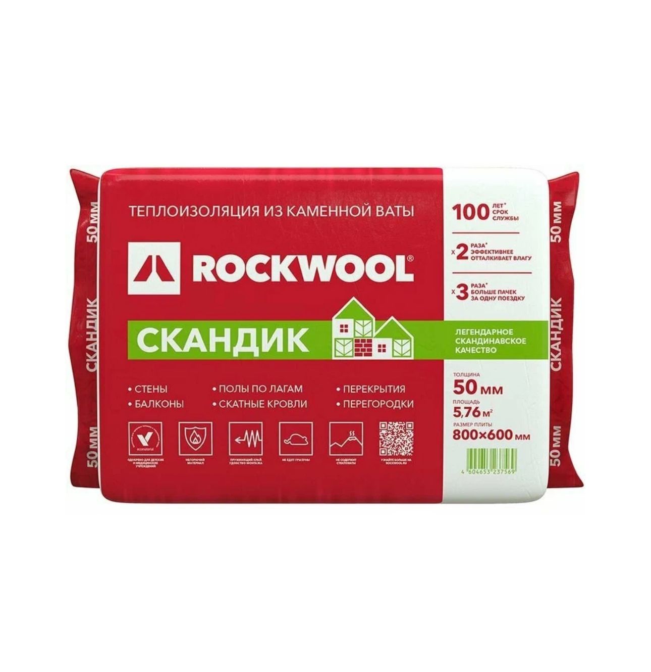 Rockwool Лайт Баттс Скандик 50х600х800 мм 5,76 кв.м. Утеплитель Скандик 50. Утеплитель Роквул Скандик 50. Упаковка утеплителя Роквул Скандик.