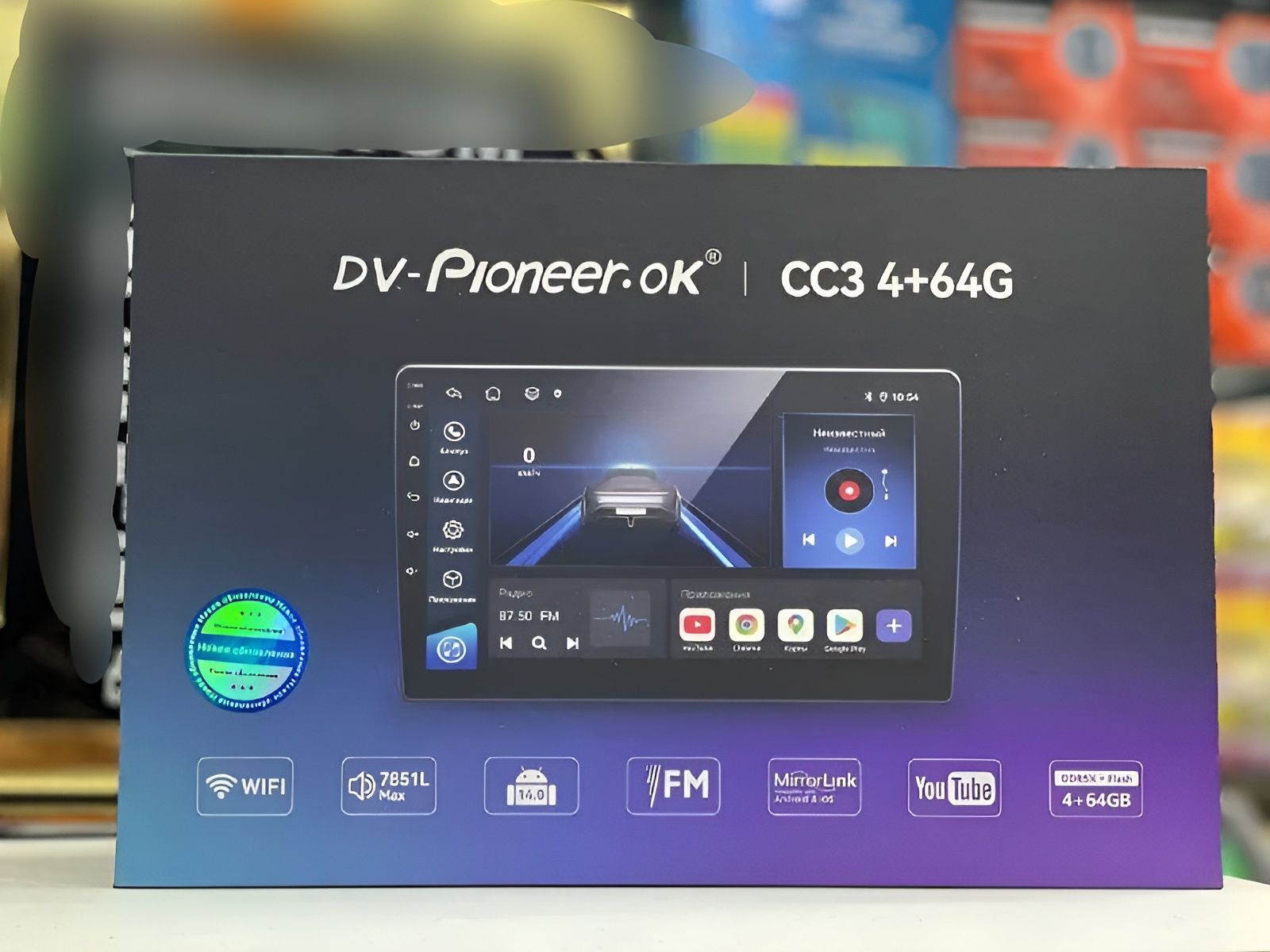 Автомагнитола 2DIN на 9 дюймов от Pioneer, cc3 4/64 gb