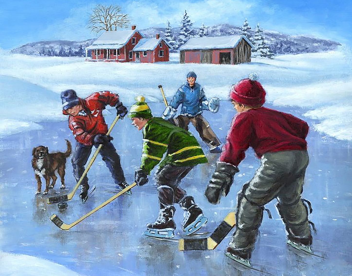 Игры катания на льду. Зимние забавы. Зимние развлечения. Зимние развлечения для детей. Сюжетная картина зимние развлечения.