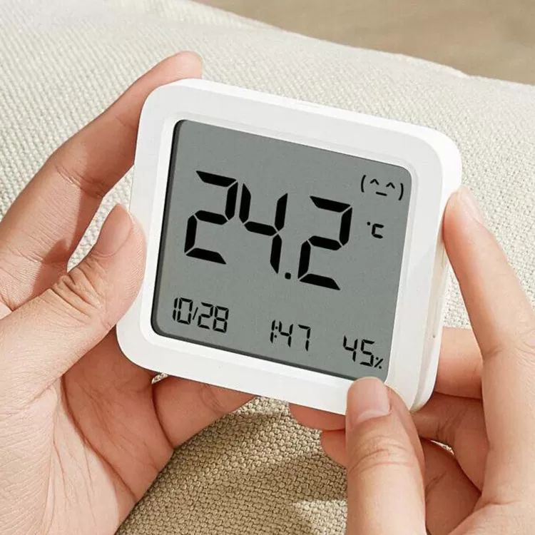 МетеостанцияXiaomiMijiaIntelligentThermometer3MJWSD05MMC(белый)