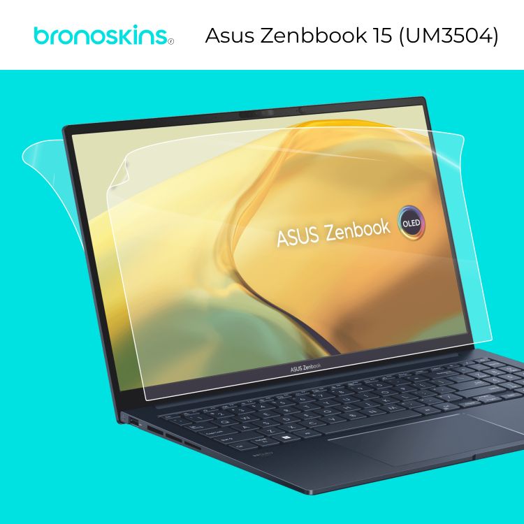 Защитная бронированная пленка на экран Asus ZenBook 15 (UM3504) (Матовая)