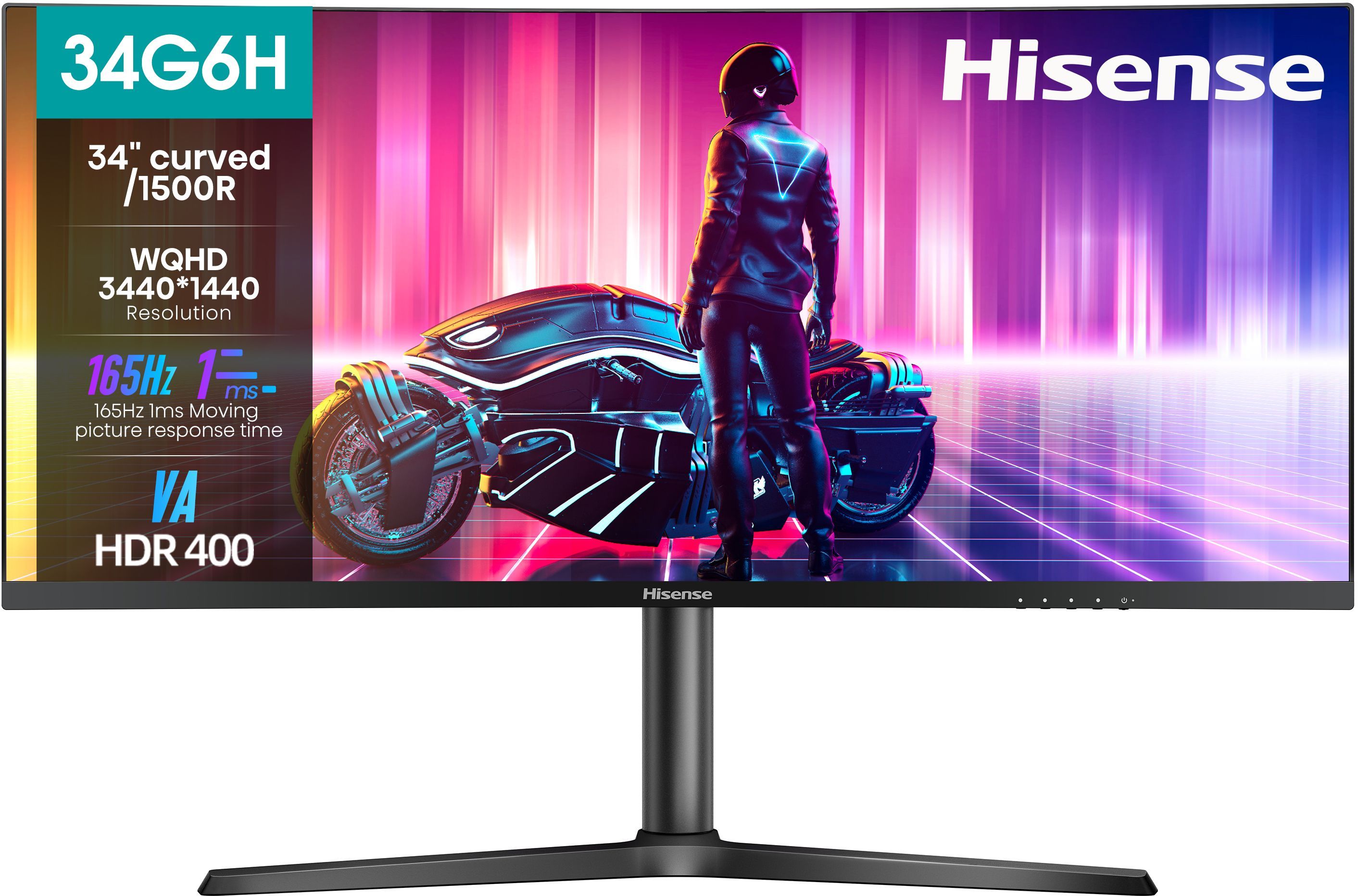 Hisense34"Монитор34G6H,черный