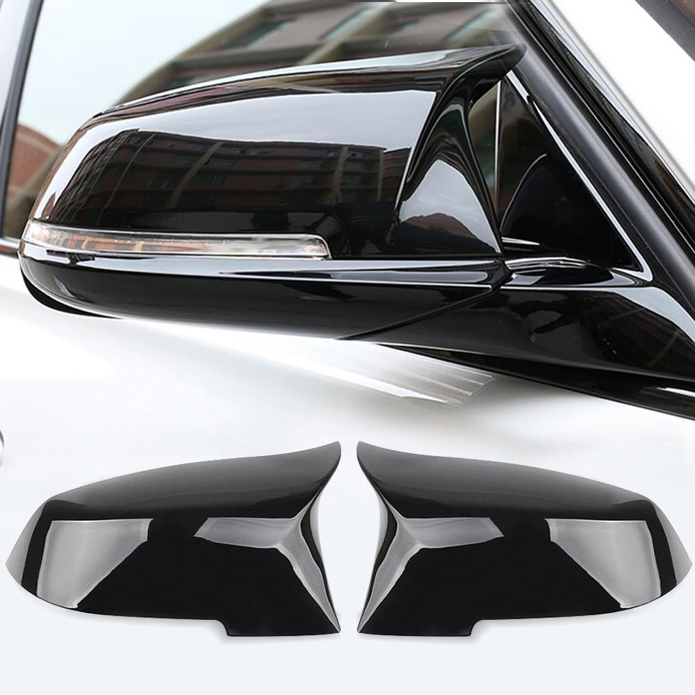 Накладки на зеркала BMW F20 F30 F32 F36 F22 в М стиле Черный лак #1