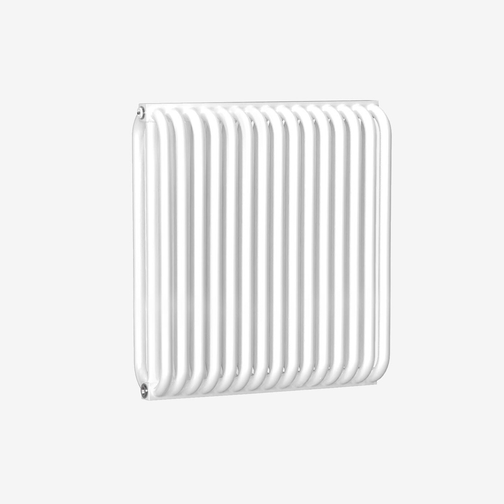 Трубчатый радиатор КЗТО РС 3-500, 8 секций, боковое, цвет белый  #1