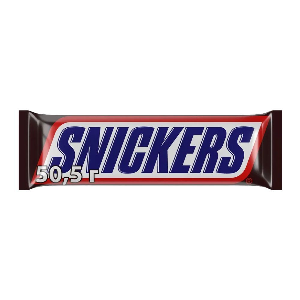 Шоколадный батончик Snickers , 50,5 г #1