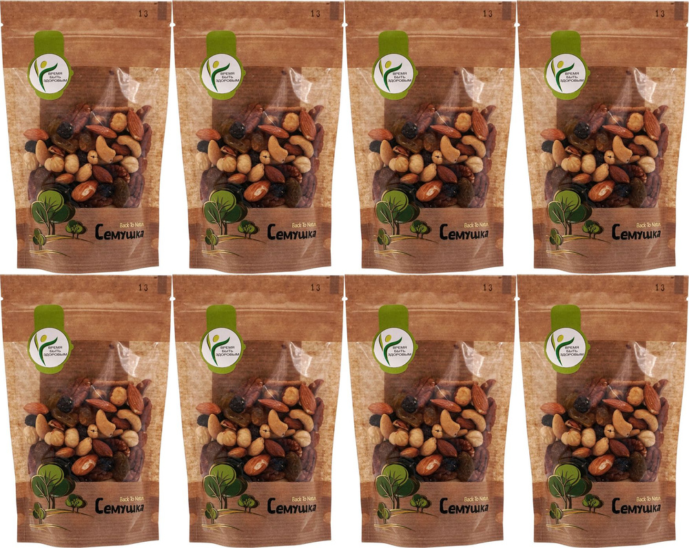Фруктово-ореховая смесь Семушка, комплект: 8 упаковок по 250 г  #1