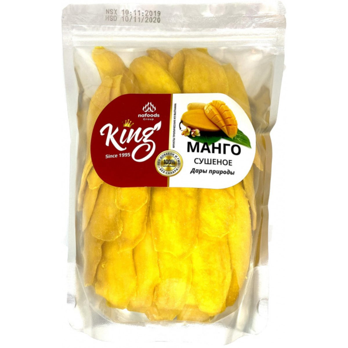 Манго King (Кинг) сушеное 1000 г — купить в интернет-магазине OZON с ...