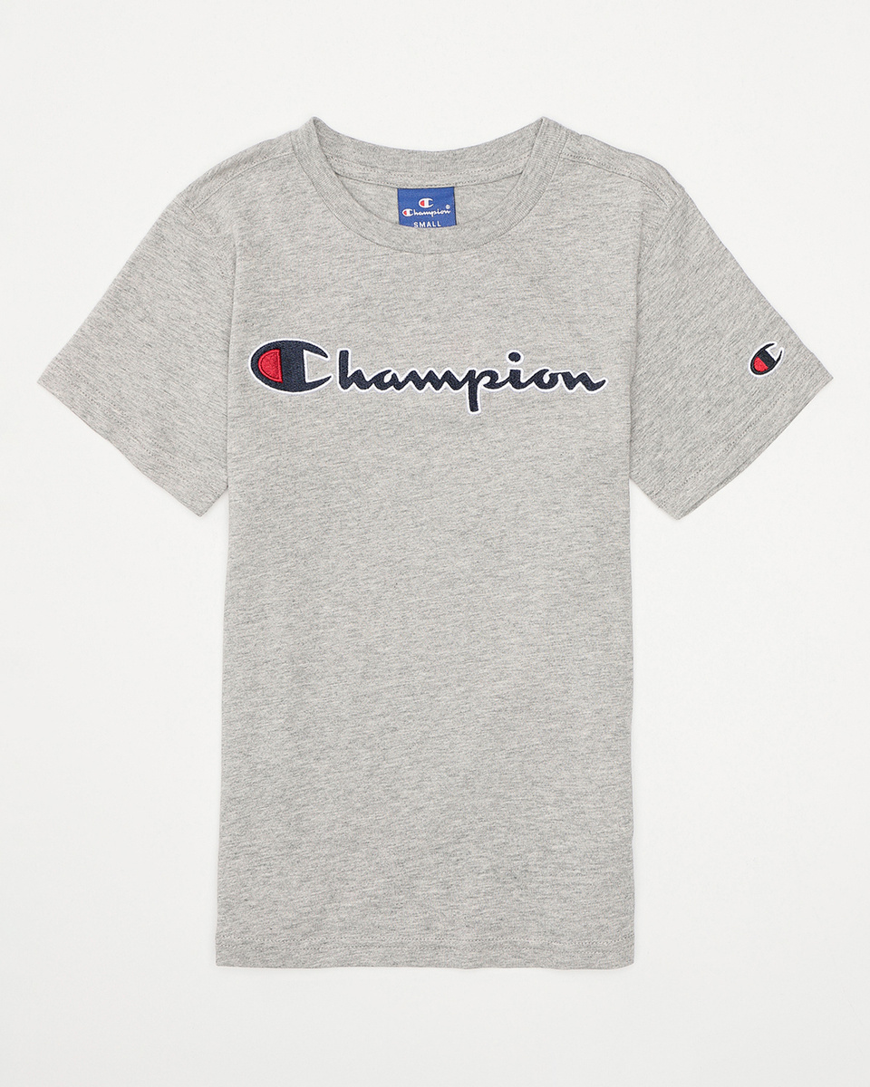 champion shirt gray