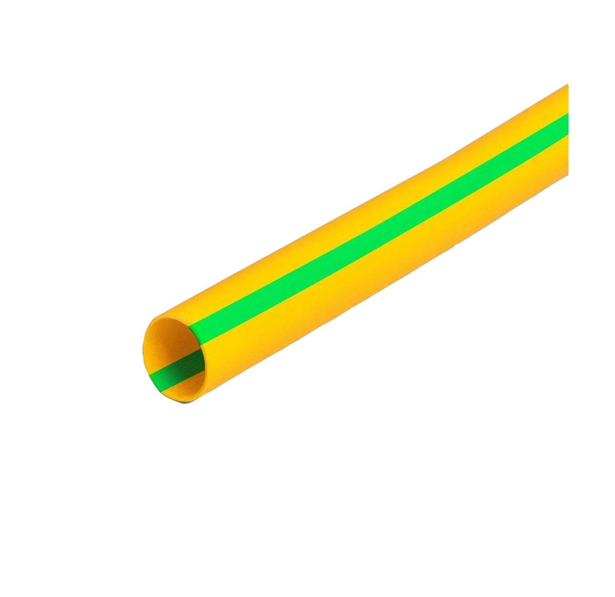 Трубка термоусаживаемая ТУТнг-LS-4/2 желто-зеленая (нарезка 1м) (КВТ ...