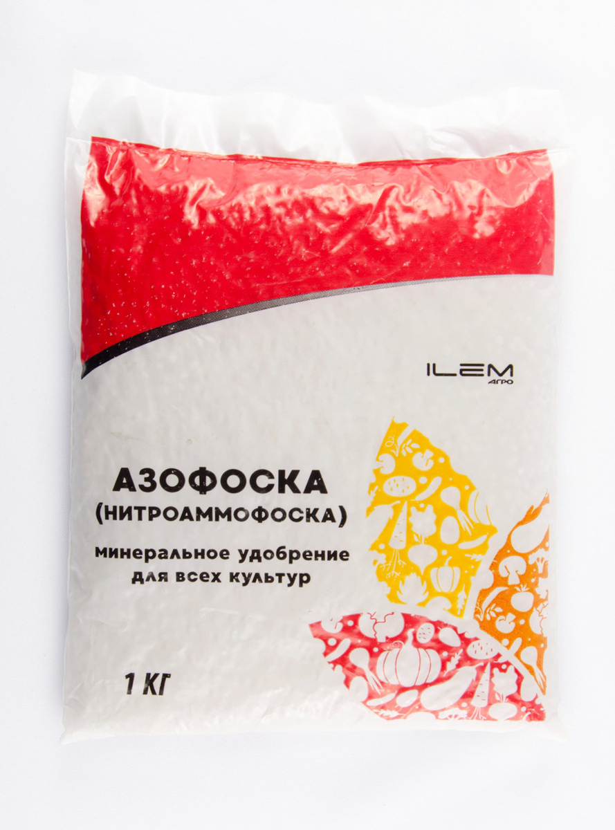 Удобрение Азофоска (нитроаммофоска) 1 кг — купить в интернет-магазине ...