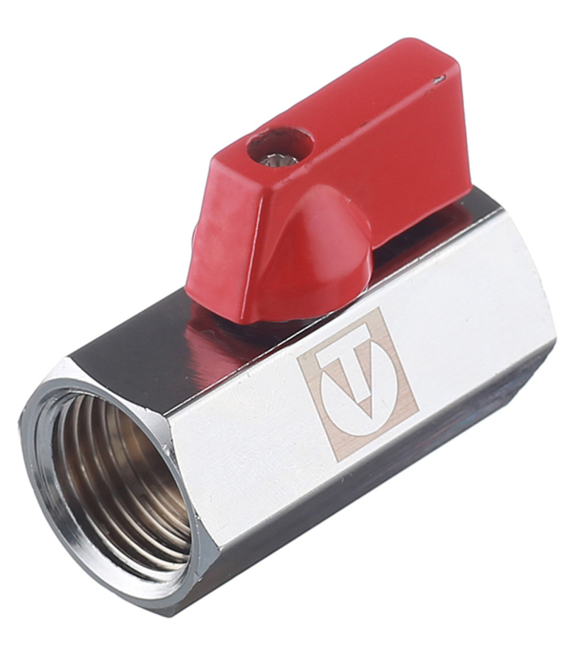 Кран шаровый VALTEC BASE MINI 1/2\" внутренняя-внутренняя VT.330.N.04 ...