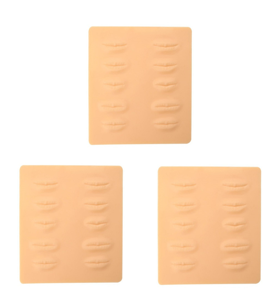 SHKURA SKIN Искусственная кожа для практики татуажа Губы 3D 19 х 22 см ...