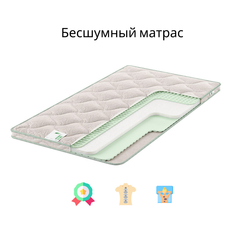 Матрас, Ортопедический матрас Nebula Atlant Aquila 90*190, Беспружинный ...