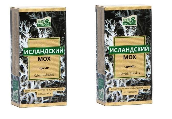 Чай Наследие природы Исландский мох ф/п 2г (2 упаковки по 20 пакетиков ...