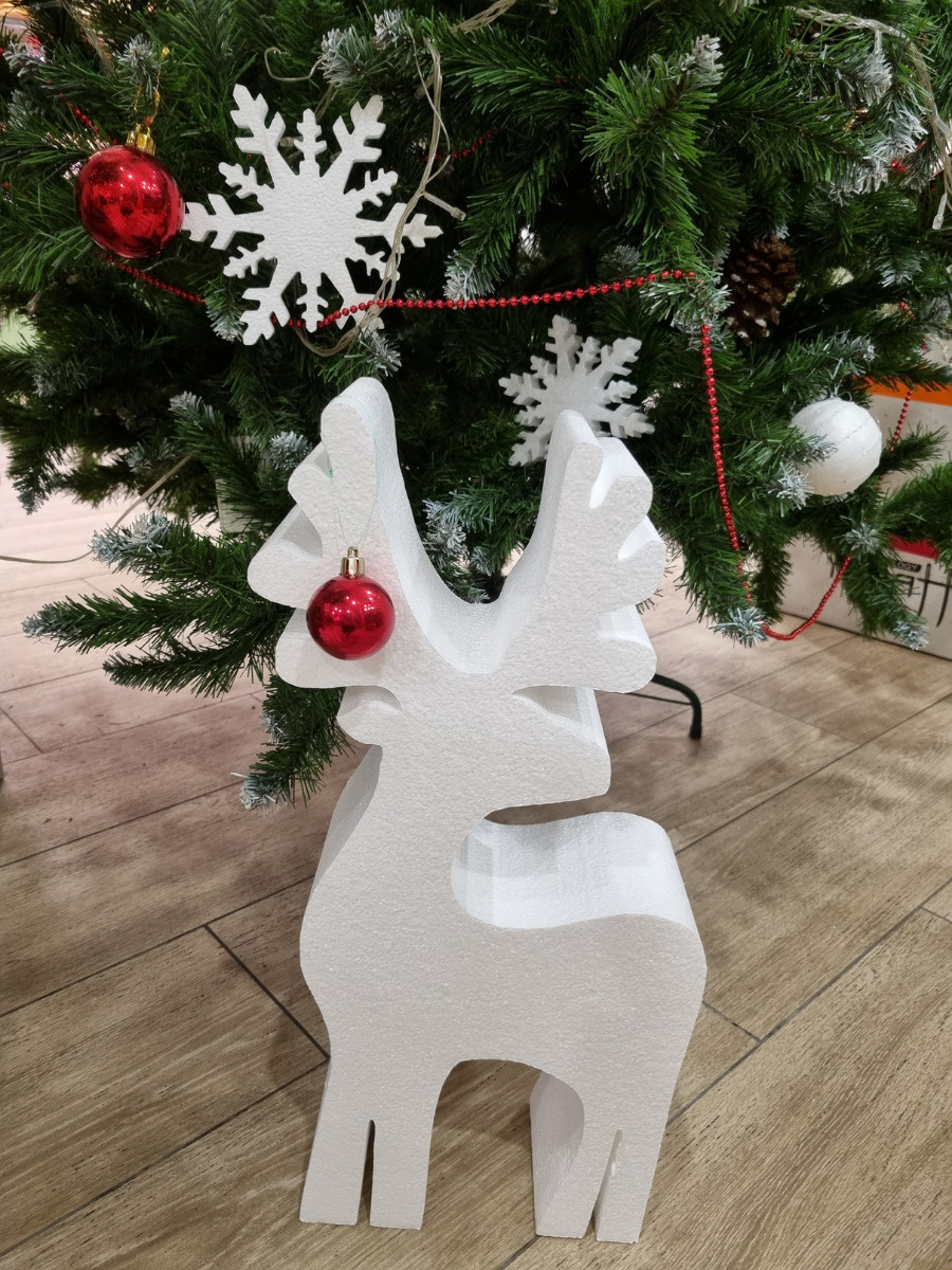 Новогоднее Украшение Фигурка На Батарейках Олень