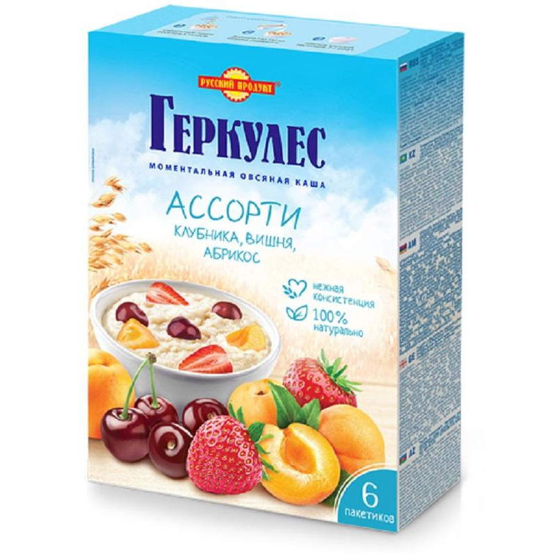 Моментальная овсяная каша русский продукт геркулес