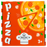 Набор повара пицца на липучках BeeZee Toys, с набором аксессуаров и начинок, 27 элементов, продукты. Спонсорские товары