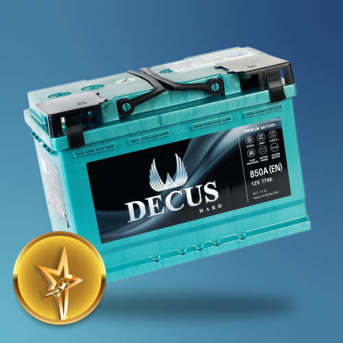 Аккумулятор decus 77. Decus 77ah 850a. decus 77ah. аккумулятор decus 77 a/h 850a. аккумулятор decus gold 110 r+ (353*175*190)(1000a).