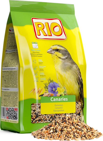 Rio Daily Feed Canaries / Корм Рио для канареек Основной рацион 1 кг .