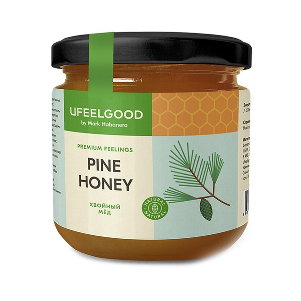 Хвойный мед, UFEELGOOD, 400 г. - купить с доставкой по выгодным ценам в ...