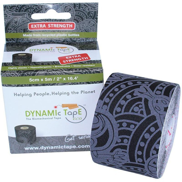 Dynamic Tape Кинезиотейп Динамик тейп 5см Х 500 см, черно-серый ...