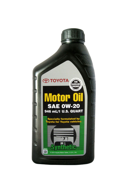 Масло моторное Toyota 0W-20 Синтетическое - купить в интернет-магазине ...