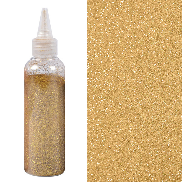 Глиттер "Золото" в баночке с дозатором, голография, 80 гр. - купить с ...