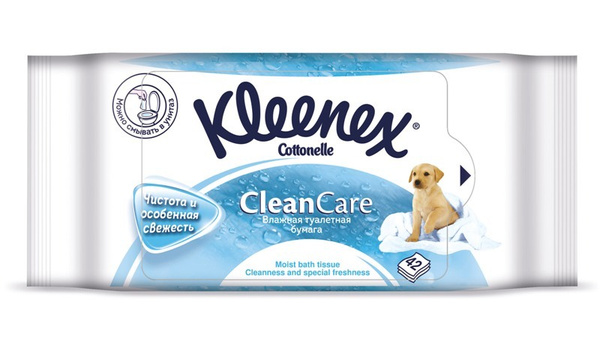 Kleenex Туалетная бумага влажная - купить с доставкой по выгодным ценам ...