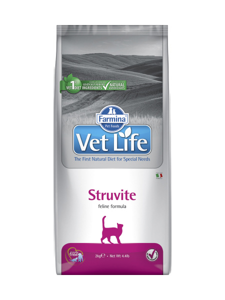 Сухой диетический корм для кошек Farmina Vet Life Feline Struvite, 2 кг ...