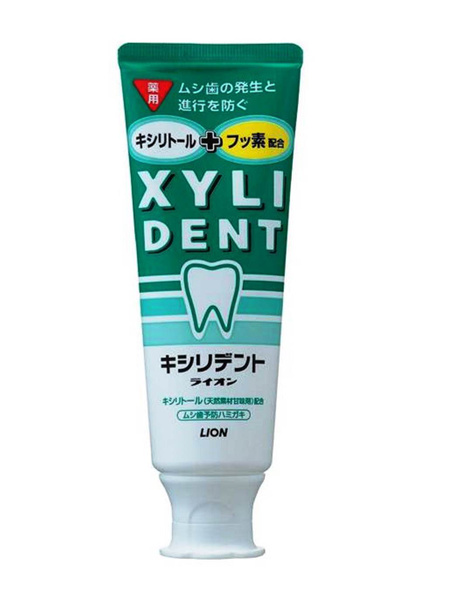 Lion Зубная паста для укрепления эмали с фтором Xyli Dent, 120 г ...