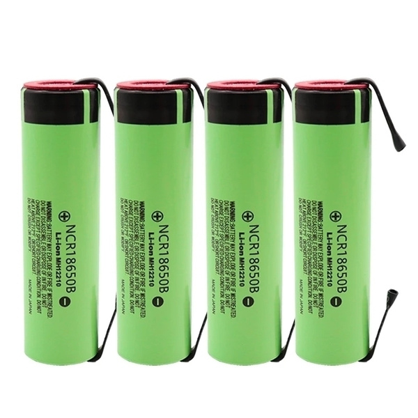 Аккумулятор 18650 Li-ion NCR18650B 3300 mAh с ушками (w/tabs) 4 штуки ...