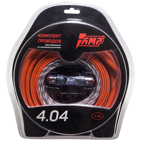 Комплект для подключения 4-х канального усилителя 4AWG - купить с ...