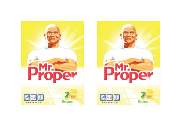 Чистящее средство 400 г, MR.PROPER (Мистер Пропер) "Лимон", универсал ...