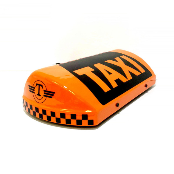Шашка фонарь знак такси "Метрополь", мощные магниты, надпись TAXI ...