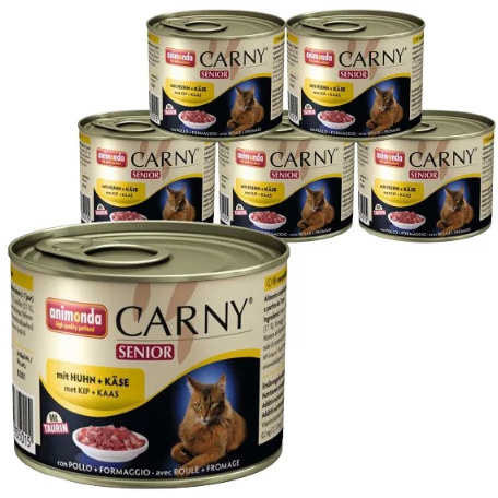 Корм для кошек ANIMONDA Carny Senior для стареющих кошек курица, сыр ...