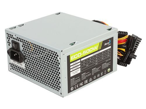 Aerocool Блок питания компьютера ECO-450W, 450 Вт (4710700957875 ...