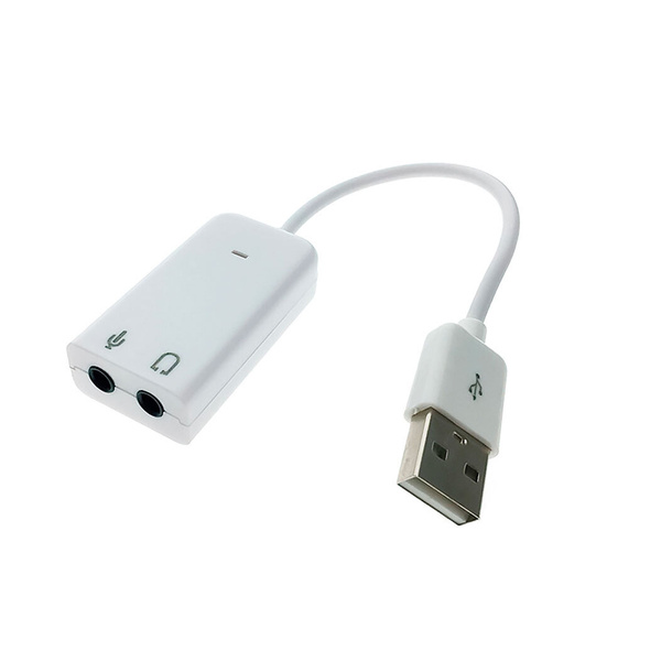 Аксессуар для микрофона Mobicent Переходник USB jack 3.5 мм с двумя ...