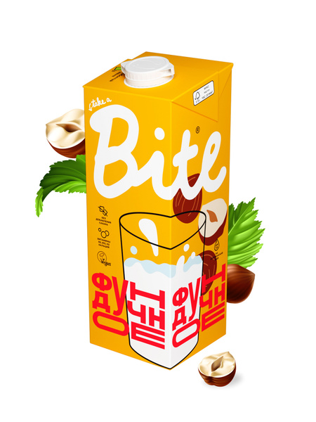 Молоко растительное Фундучное Bite, витаминизированное 1л. Байт ...
