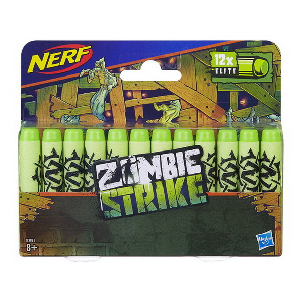 Набор стрел Hasbro NERF Зомби страйк 12 штук - купить с доставкой по ...